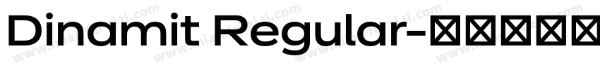 Dinamit Regular字体转换